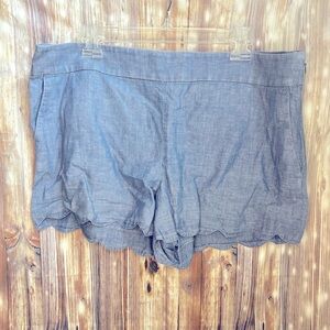 Denim blue shorts